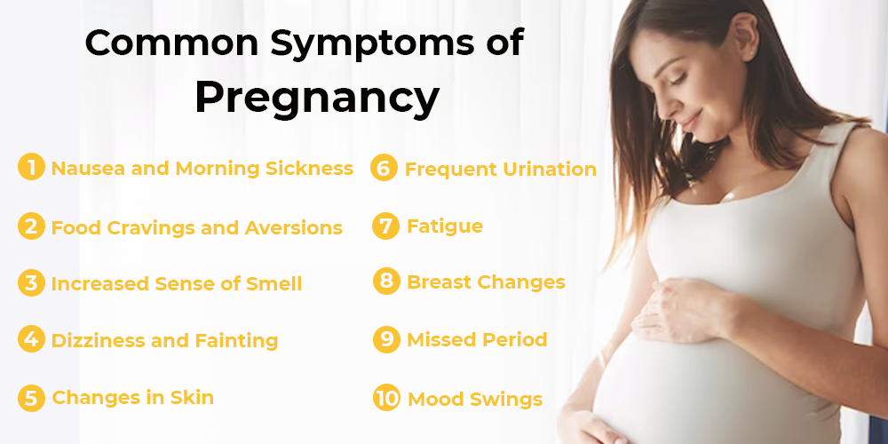 common symptoms of pregnancy